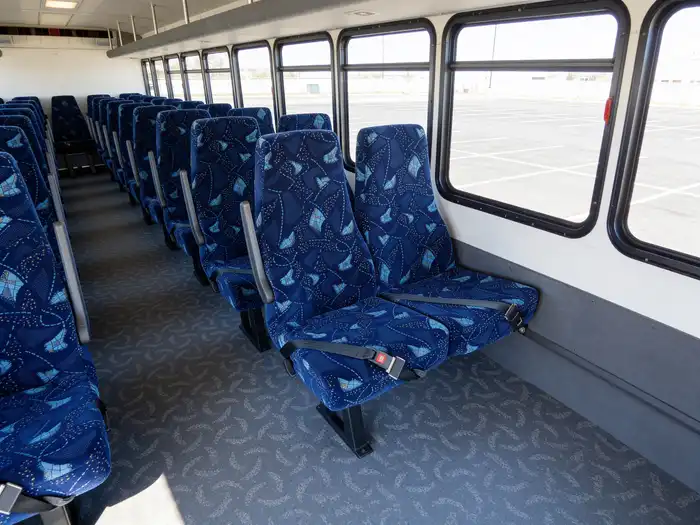30 Passenger Minibus Inside