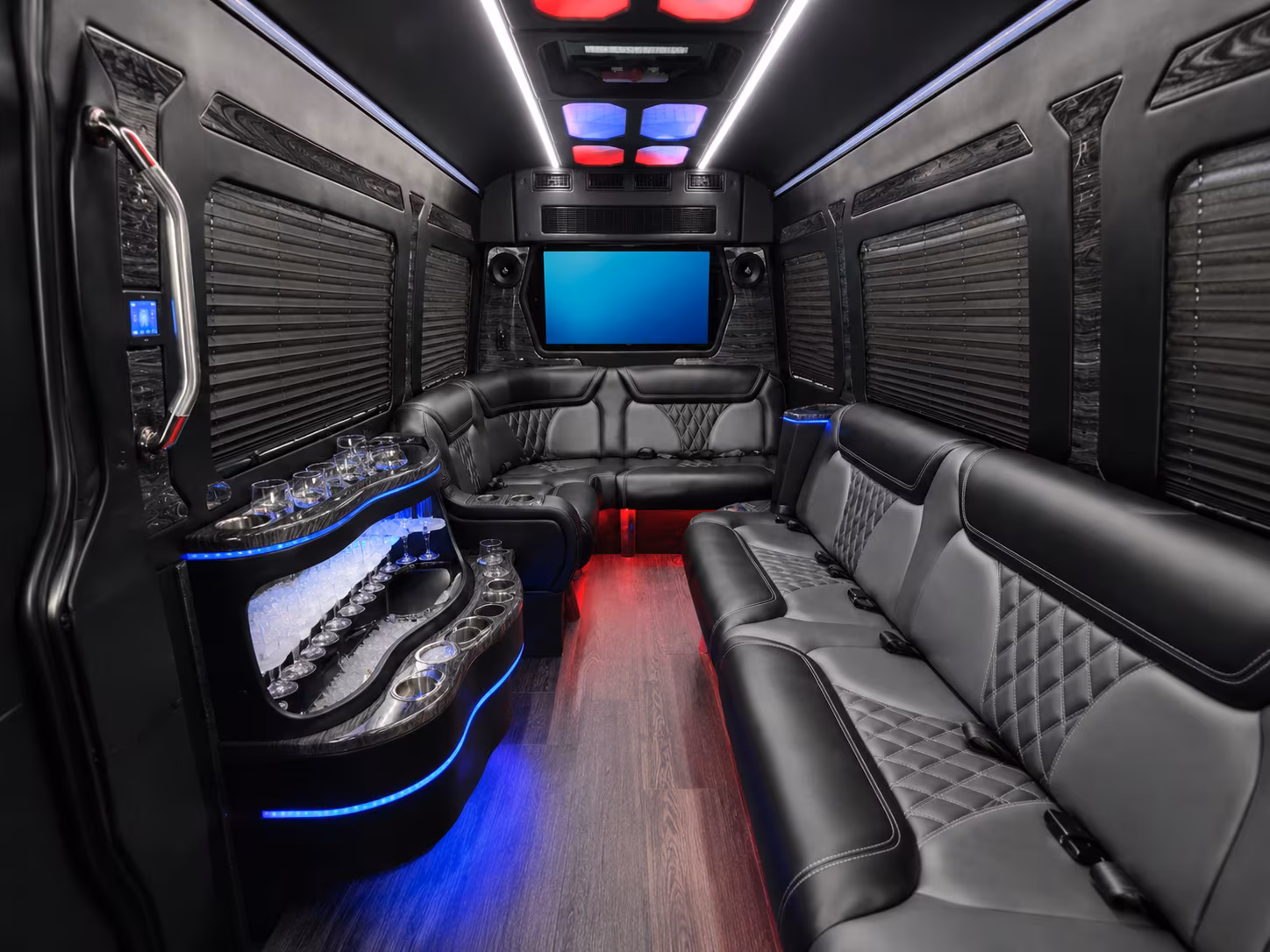 convention and conference shuttle buses at the lied center and doubletree