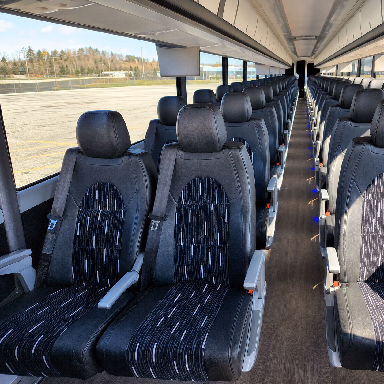 how the type of bus you choose changes the price in lawrence kansas