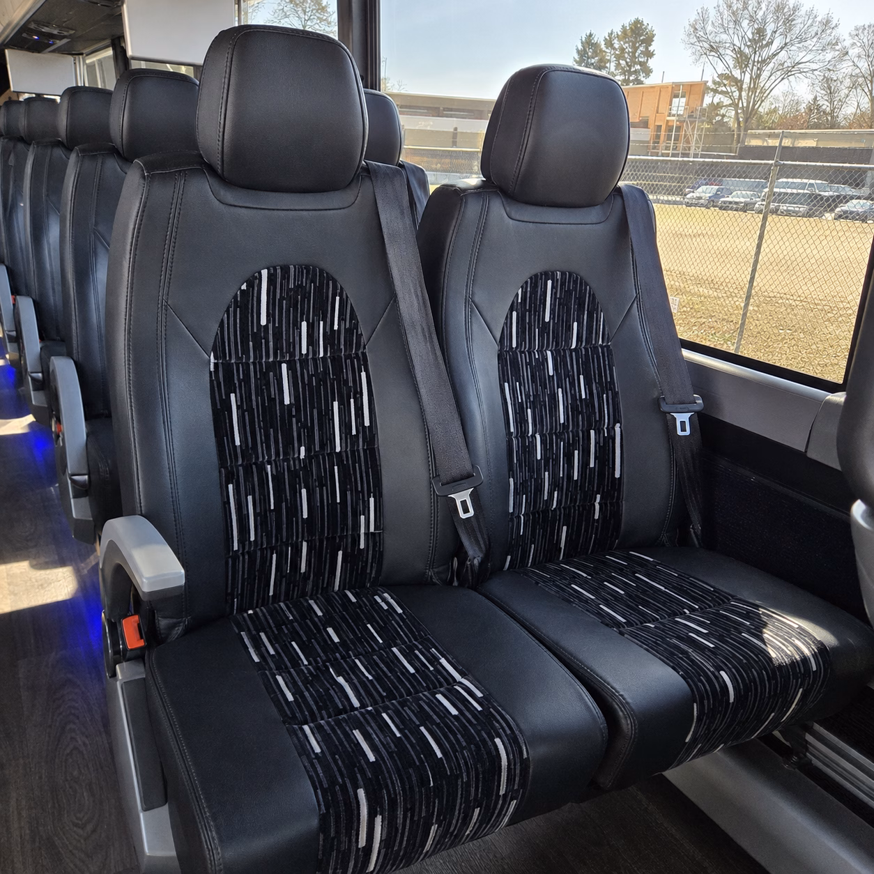 lawrence charter bus rental