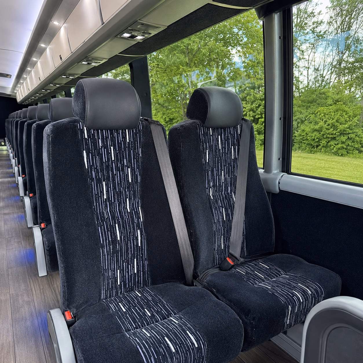 lawrence corporate event transportation onboard seating