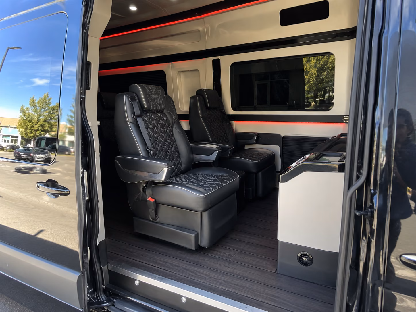 lawrence sporting event transportation onboard seating